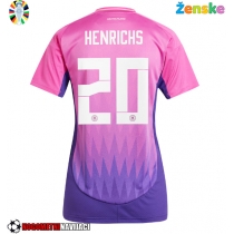 Ženske Nogometnih dresov Nemčija Benjamin Henrichs #20 Gostujoči EP 2024 Kratki rokavi